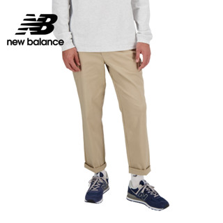 【New Balance】 NB 簡約休閒長褲 男性 卡其色 AMP41575SOT