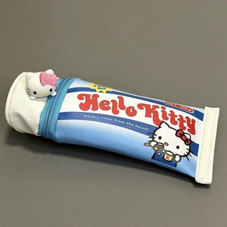 【KC潮玩】免運 筆袋 造型筆袋✨ 文具筆袋 hello Kitty模擬牙膏筆袋大容量搞怪筆筒學生桌面整理文具收納盒