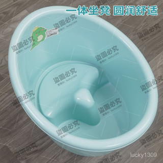 大號寶寶泡澡桶兒童洗澡遊泳桶嬰兒浴盆浴桶可坐家用浴缸全身澡盆 OEC8