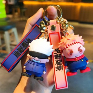 ⭐熱銷⭐日系動漫咒術回戰軟膠pvc鑰匙扣虎杖五條悟宿儺公仔聖誕生日禮物