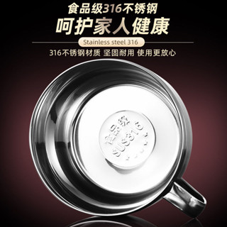 ❤Rich招財進寶2025新品便當盒爆款 帶蓋特厚 316不銹鋼加厚泡麵杯防燙學生宿舍食堂快餐杯保溫袋