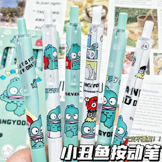 【臺灣出貨】熱銷中性筆 合金貼片 三麗鷗小丑魚按動筆ins高顏值學生可愛刷題筆0.5考試順滑速幹黑筆 考試專用 學生文具