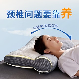 Huadn~枕頭枕芯頸枕蕎麥枕頸深度助睡眠
