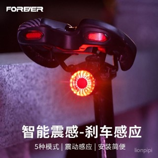 腳踏車燈 自行車燈 自行車尾燈 腳踏車尾燈 腳踏車車燈 腳踏車尾燈 自行車車燈 單車燈 USB充電 防水智慧感應剎車燈公