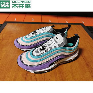 下殺 Nike Air Max 97 ND 全掌氣墊 紫藍 子彈 休閒運動慢跑鞋 男女鞋BQ9130-500