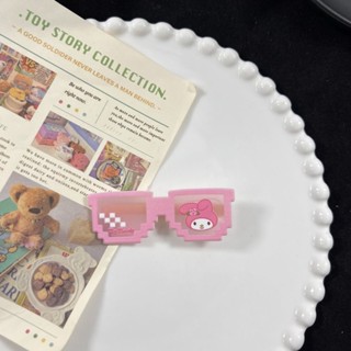 🌺新品特價🌺可愛卡通三麗鷗眼鏡發夾KT美樂蒂ins少女心韓國情侶劉海邊夾發飾