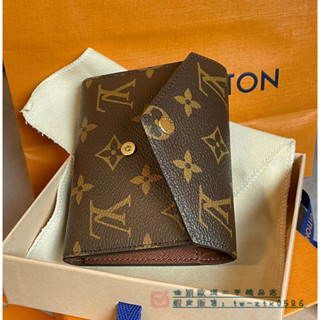 LV 路易威登 VICTORINE 經典老花 三折短夾 錢包 錢夾 皮夾 M62472 實拍免運