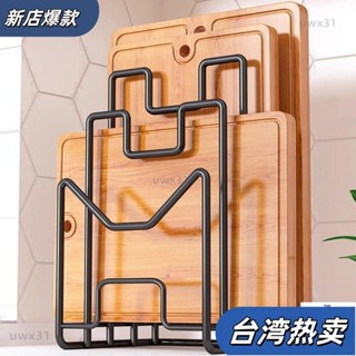 ⭐新店開張⭐不鏽鋼鍋蓋架 免打孔 壁掛式收納置物架 三層案板架檯面 砧板瀝水架 菜板架壁掛 鍋蓋放置架 鍋蓋收納架110