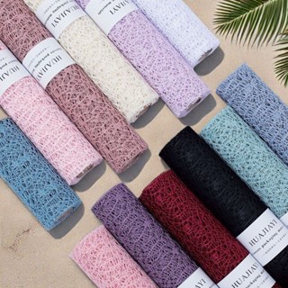 鮮花包裝紙韓式提花網花藝花束材料紗玫瑰花包裝網紗花店包花紗網