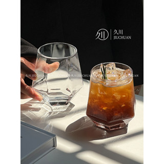 ZERO LIGHT小眾設計ins風冰美式拿鐵咖啡杯子果汁杯冷飲杯牛奶啤酒杯玻璃杯