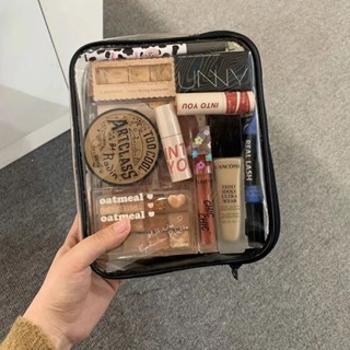 ✨桃園發貨✨飛機旅行必備化妝全套便攜大容量防水透明洗漱袋隨身護膚品收納