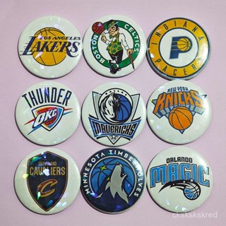 高顏值 s23NBA球隊徽章勇士湖人獨行俠凱爾特人球迷紀念品籃球明星吧唧