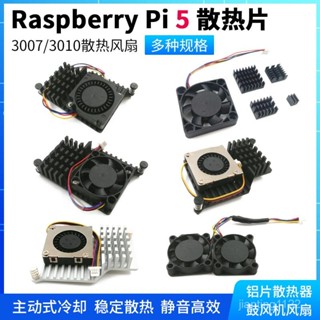 適用樹莓派5散熱風扇Raspberry Pi 5代專用鼓風機3007散熱器風扇