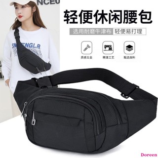 doreen🌸日常款 帆布 跑步 腰包 多功能 戶外 運動 休閒 男 女 手機 挎包 大容量 收錢包