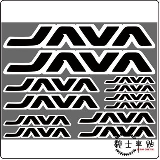 ✨臺灣熱賣✨ JAVA-1車架貼山地車貼紙公路車貼紙自行車陞級改裝貼紙防水車貼 UQKL