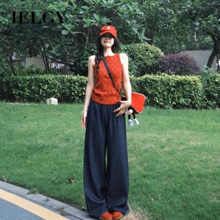 IELGY 甜美可愛波點吊帶背心女修身百搭上衣