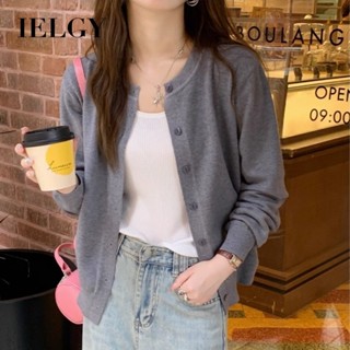 IELGY 女士寬鬆針織開衫上衣