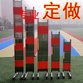 [哆哆購]免運不鏽鋼伸縮圍欄片式拱式移動安全戶外柵欄幼兒園施工隔離防護柵