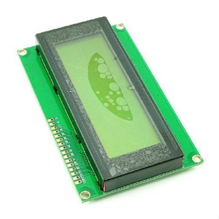 ►132◄LCD 2004A 20x4 20*4 黃綠底黑字 液晶顯示模組 (5V) (附排針)