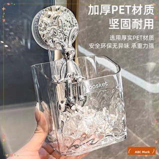 熱賣推薦 輕奢旋轉吸盤置物架 棉柔巾擦臉巾置物盒 衛生間廢棄洗臉巾收納盒 壁掛收納盒yytu