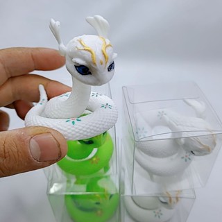 【1號倉庫】新款熱賣 蛇年軟膠手辦青蛇白蛇玩偶搞怪兒童玩具可愛擺件公仔吉祥物通天蟒