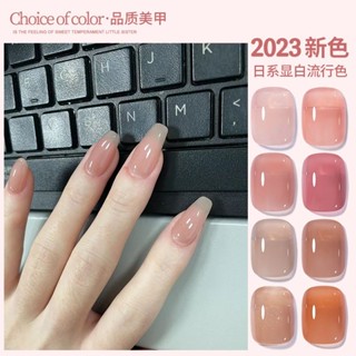 🎀持久不掉色🎀 裸色指甲油膠2025年新款流行顯白冰透腮紅小套裝全套美甲專用