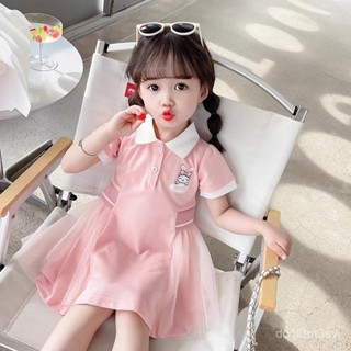 高品質✔女童連衣裙夏季2025新款洋氣小女孩POLO夏款兒童夏裝公主裙子 Z644