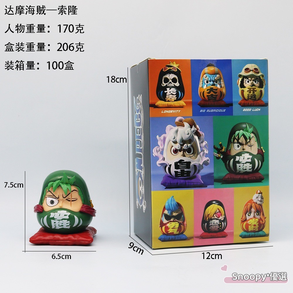 🔥2025爆款Q版達摩蛋公仔套組系列 海賊王 尼卡 不倒翁 變裝 手辦 公仔 車用 擺飾 生日禮物 交換禮物 [快