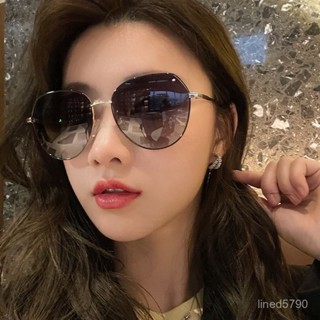 臺灣出貨墨鏡女款2023新款太陽眼鏡夏防曬防紫外綫高級感大臉顯瘦開車專用