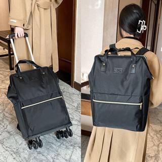 💖*/拉桿揹包雙肩旅行包購物包可拆手提輕便萬向輪折疊拉桿包登機箱-皮卡丘
