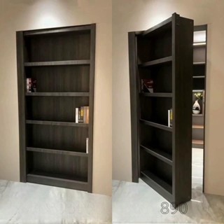 【訂金】💖*/熱賣網紅書櫃式隱形門密室暗門旋轉機關門創意室內隱藏書架門劇本殺門－-皮卡丘