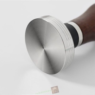 「喜丶XLRPAT」可訂製LOGO胡桃木壓粉器不鏽鋼粉錘吧檯意式咖啡機手柄填壓器51mm53mm58mm