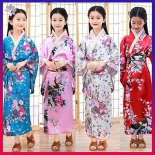 🎉新品🎉古裝女童男童日本兒童和服 復古萬聖節服裝 學生長款演出舞蹈服 夏季日式服 日本兒童和服 兒童表演服裝 兒童浴衣