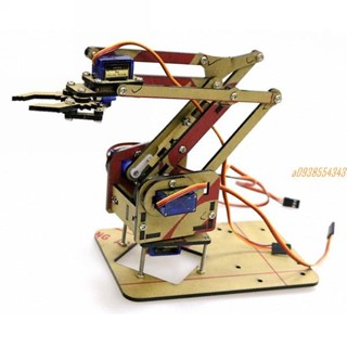 心儀の店鋪#4自由度meArm機械手臂+4個SG90伺服馬達舵機 Arduino樹莓派及Robot自動化開發 壓克力散件