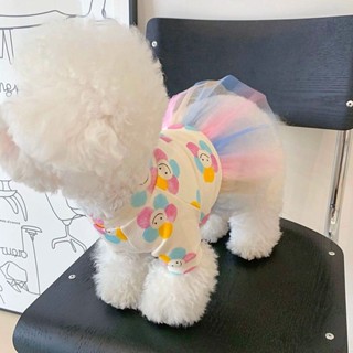 🔥臺灣出貨🔥【4950人好評】寵物公主裙子狗狗衣服小型幼犬夏季薄款貓貓咪泰迪比熊博美春夏款 TWDF