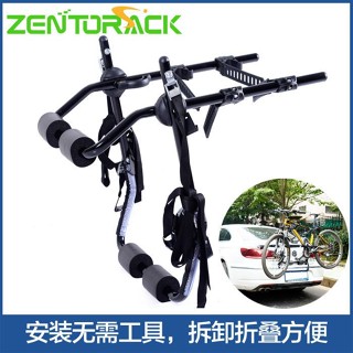 汽車自行車架搭載架 汽車後背式搭載架 車頂架 車載後備箱 後掛式---皮卡丘