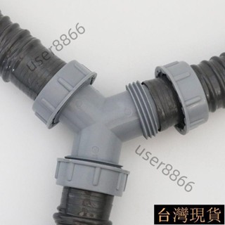 《臺灣出貨》 y型洗衣機三通下水管水槽面盆二合一排水管三頭通加長下水道接頭