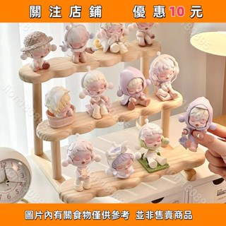 公仔展示架 實木階梯展示架 手辦置物架 盲盒展示架 陳列架 實木架 置物架 收納架#lion180895