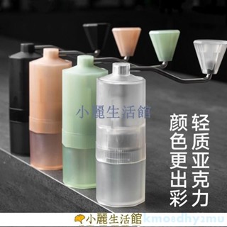 【滿299出貨】燁微咖 糖果色手搖磨豆機手動電動可切換手衝意式咖啡豆研磨器