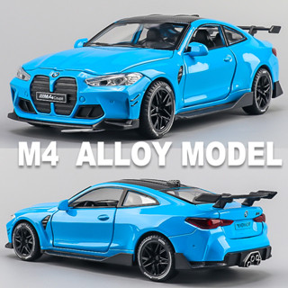 寶馬 M4 合金車模 金屬回力車 跑車模型 成人禮物 擺件 小汽車 收藏款