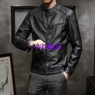 💥紐智💥秋冬修身夾克男皮衣男男士休閒皮衣機車外套韓版潮流青年男式皮夾克加絨男裝💥紐智💥ABAB