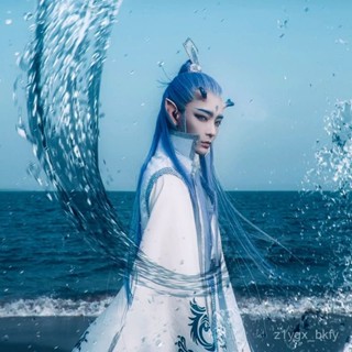 🔥臺灣出貨🔥【1327人收藏】敖丙cos服演出服cosplay敖丙衣服套裝敖丙假髮龍角龍王太子錶演服