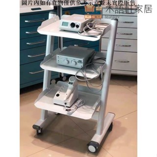 免運/可到付110v 附插座推車【好的家居】⭐牙科診所移動工作臺美容院寵物店推車置物架子不銹鋼板材質帶插座