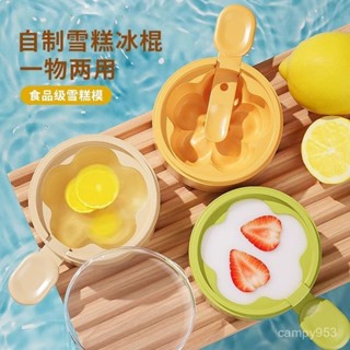 🔥臺灣熱賣🔥帶蓋雪糕模具矽膠家用diy做冰棒冰棒冰淇淋冰塊球製冰盒輔食自製