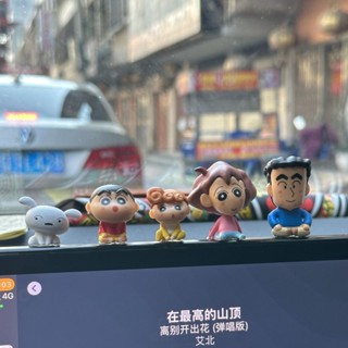 ✨限時搶購☜桃園出貨✨【店鋪熱銷】蠟筆小新網紅公仔可愛車載擺件汽車中控臺車內裝飾品飾品卡通裝飾