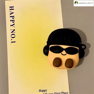 🎀臺灣出貨🎀Mali🎀【95%好評率】金珉奎同款墨鏡土豆airpods pro2保護套蘋果4代藍牙耳機殼5代創意