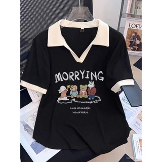 臺灣出貨 胖MM大碼女裝 polo衫 V領T恤 短袖 V領短袖 短袖上衣 韓版上衣 短袖T恤 夏季衣服 大尺碼上衣