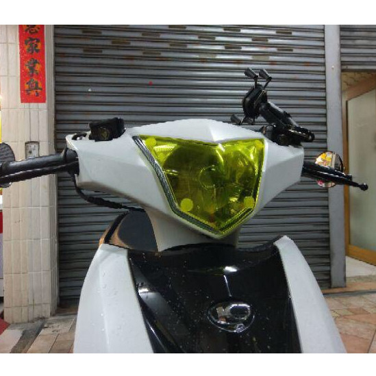 現貨 附子母扣🔥防刮 光陽 VJR125 大燈護片 KYMCO VJR 125 大燈 護片 燈殼 改裝 魚眼 頭燈 改色