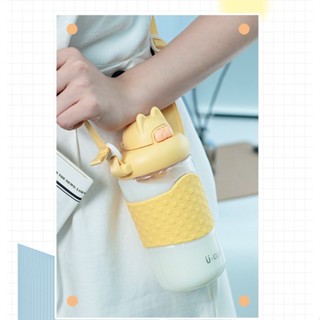 A·YPP貓時尚便攜TRITAN彈蓋吸管杯《4色可選》 食品級塑膠瓶 冷水瓶 運動水壺 便攜水壺 隨行杯
