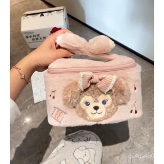 🎀新店特惠🎀限48H出庫雪莉玫化妝包手提包小巧精緻小型收納包毛絨可愛卡通便捷旅行包 DAOG